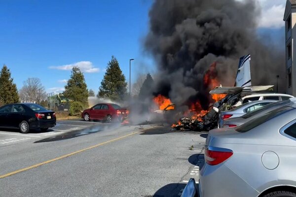 Plane Carrying 15 Crashes in New Jersey, US