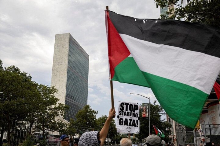 Justice Rally for Gaza Echoes at New York’s Heart