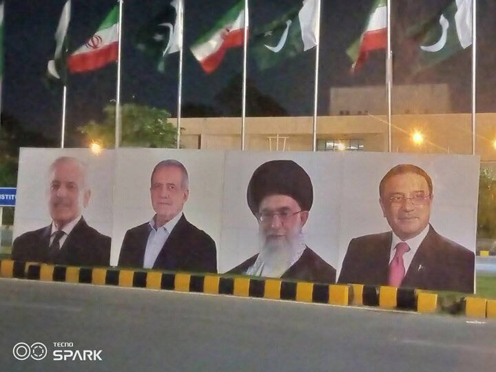Images of Supreme Leader and Peseschiayan in Pakistan Ahead of President’s Visit